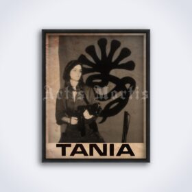 Printable Patty Hearst Tania - Symbionese Liberation Army photo poster - vintage print poster