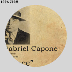 Printable Al Capone Scarface vintage Wanted poster - vintage print poster