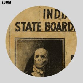 Printable I am Death broadside - Indiana State Board of Health poster - vintage print poster
