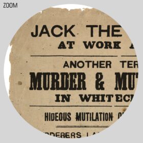 Printable Jack the Ripper at work again - serial killer wanted poster - vintage print poster
