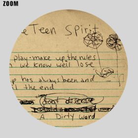 Printable Kurt Cobain - Smells Like Teen Spirit song - Nirvana lyrics print - vintage print poster