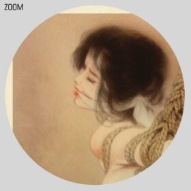 Printable Tied tattooed beauty - Japanese kinbaku art by Ozuma Kaname - vintage print poster