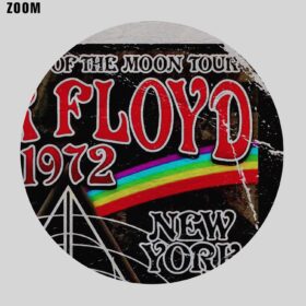 Printable Pink Floyd - The Dark Side of The Moon Tour 1972 gig poster - vintage print poster