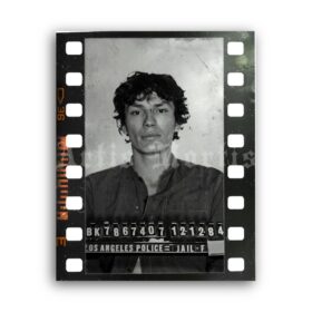 Printable Nightstalker Richard Ramirez - 1984 mugshot photo poster - vintage print poster