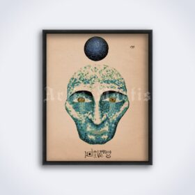 Printable Magic creature - mystic, alchemical art by Carl Gustav Jung - vintage print poster