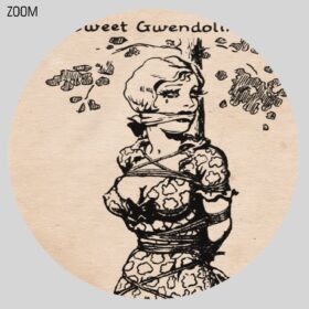 Printable Sweet Gwendoline title page - fetish art by John Willie - vintage print poster