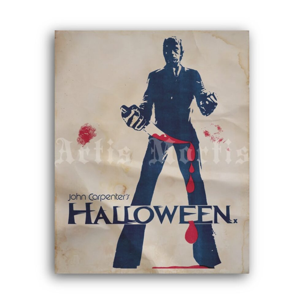 Printable Halloween - vintage 1978 cult horror movie poster - vintage print poster
