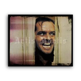 Printable The Shining horror movie still, Jack Nicholson photo - vintage print poster