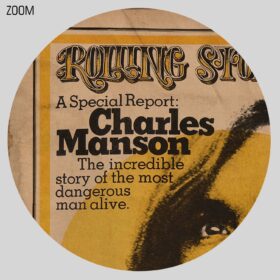 Printable Charles Manson Rolling Stone vintage magazine cover poster - vintage print poster