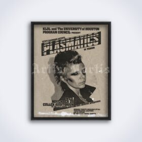 Printable Plasmatics - Wendy O. Williams, WOW vintage punk rock flyer - vintage print poster