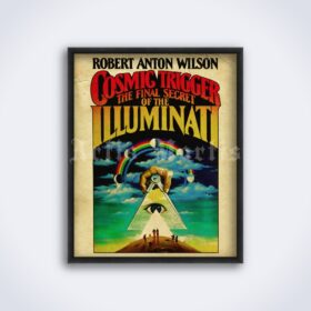 Printable Cosmic Trigger The Final Secret of The Illuminati book poster - vintage print poster