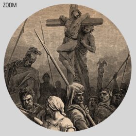 Printable Jesus Christ Crucifixion - The Bible illustration by Gustave Dore - vintage print poster