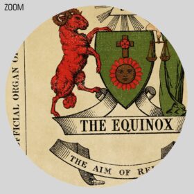 Printable Aleister Crowley's The Equinox occult magazine cover poster - vintage print poster