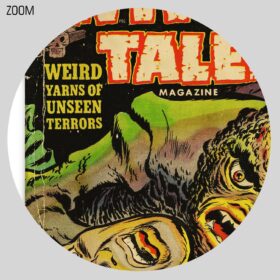 Printable Witches Tales, 1953 vintage horror pulp magazine cover poster - vintage print poster