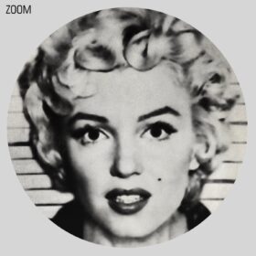 Printable Marilyn Monroe arrest mugshot, vintage photo poster - vintage print poster