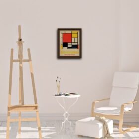 Printable Piet Mondrian - vintage abstract art exhibition poster - vintage print poster