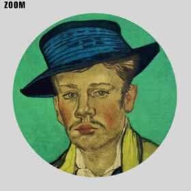 Printable Vincent Van Gogh - vintage 1960 art exhibition poster - vintage print poster