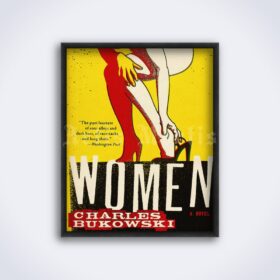 Printable Women novel by Charles Bukowski – vintage book cover poster - vintage print poster