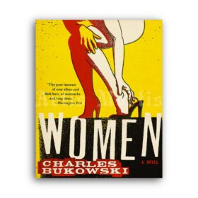Printable Women novel by Charles Bukowski – vintage book cover poster - vintage print poster