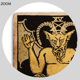 Printable The Devil – Tarot Card print, Major Arcana, Greater Arcana poster - vintage print poster