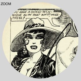 Printable Good whipping - fetish comix art by Gene Bilbrew Eneg - vintage print poster