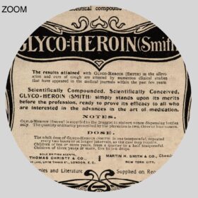 Printable Glyco-Heroin Smith - vintage pharmacy, apothecary poster - vintage print poster