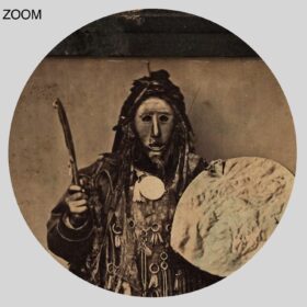 Printable Buryat shaman - Siberian medicine man vintage photo - vintage print poster