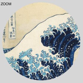 Printable Under the Wave off Kanagawa print by Katsushika Hokusai - vintage print poster
