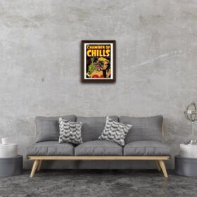 Printable Chamber of Chills - vintage 1953 horror tales cover art print - vintage print poster