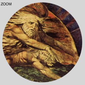 Printable Elohim Creating Adam - God, Bible - William Blake art print - vintage print poster