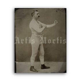 Printable John L Sullivan vintage photo - Boxer, heavyweight champion - vintage print poster