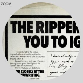 Printable Yorkshire Ripper - police notice, serial killer Peter Sutcliffe poster - vintage print poster