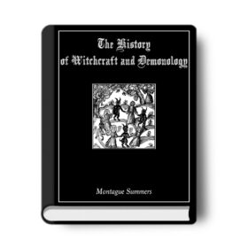 Printable History of Witchcraft and Demonology by Montague Summers - vintage print poster