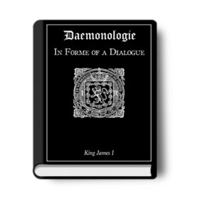 Printable Daemonologie by King James I - Demonology eBook, PDF Book - vintage print poster