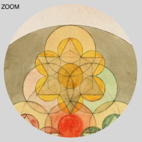 Printable Mandala art #3 from Manly P. Hall alchemical manuscript - vintage print poster