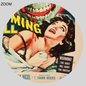 Printable The Screaming Skull - vintage 1958 horror movie poster - vintage print poster