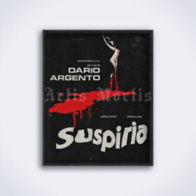 Printable Suspiria – 1977 Italian horror, mystic movie poster, Dario Argento - vintage print poster