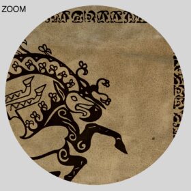 Printable Scythian animal style, twisted animals, barbarian art print - vintage print poster
