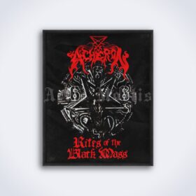 Printable Acheron - Rites of the Black Mass 1991 album poster - vintage print poster