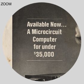 Printable Computer for under 35000 dollars - vintage poster, print - vintage print poster