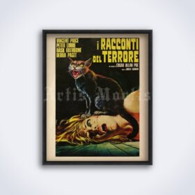 Printable Tales of Terror – 1962 mystic horror film poster Italian version - vintage print poster