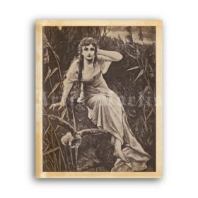 Printable The voices of Fairyland by Cuno Von Bodenhausen, fairy print - vintage print poster