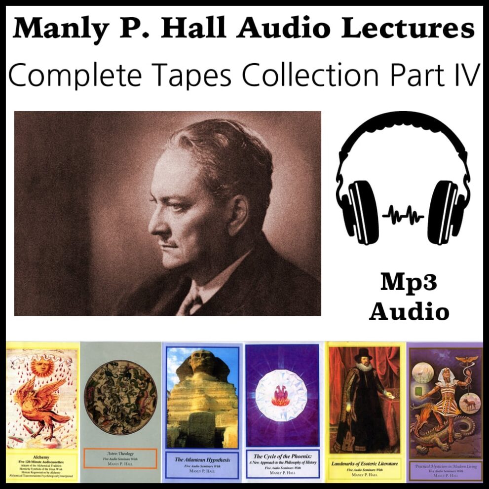 Printable Manly Palmer Hall Lectures - Audio Tapes Collection part 4 - vintage print poster