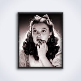 Printable Scared Dorothy Gale, The Wizard of Oz, Judy Garland photo - vintage print poster