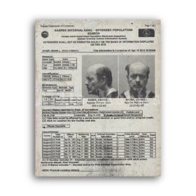 Printable Jeffrey Dahmer Documents - confession, FBI files, rare photos - vintage print poster