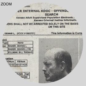 Printable Dennis Rader BTK killer - prison card, crime record, poster - vintage print poster
