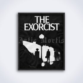 Printable The Exorcist classic horror movie vintage 1973 poster print - vintage print poster