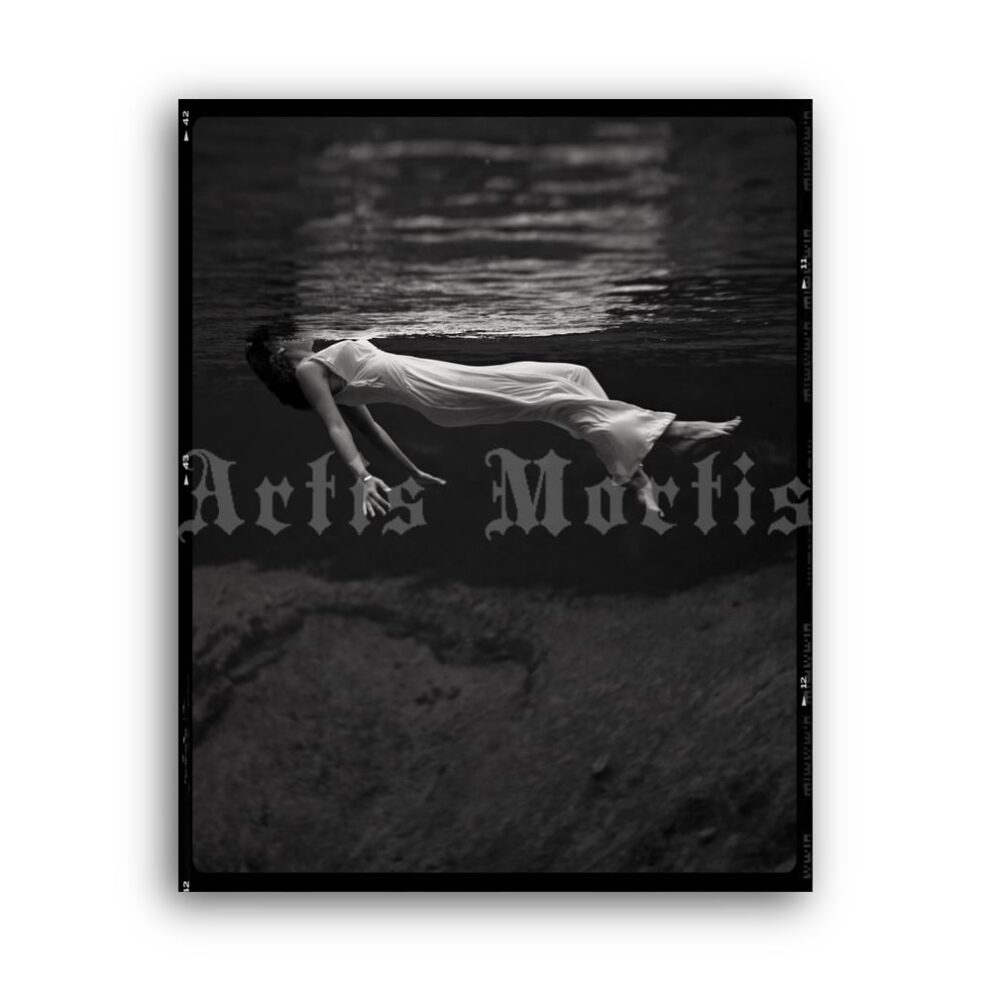 Printable Floating girl, swimming woman vintage photo by Toni Frissell - vintage print poster