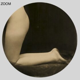 Printable Kneeling naked lady retro gothic erotica, art nude photo - vintage print poster