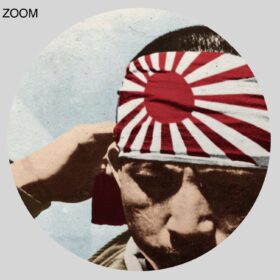 Printable Kamikaze - WWII history, Japanese pilot, military photo poster - vintage print poster